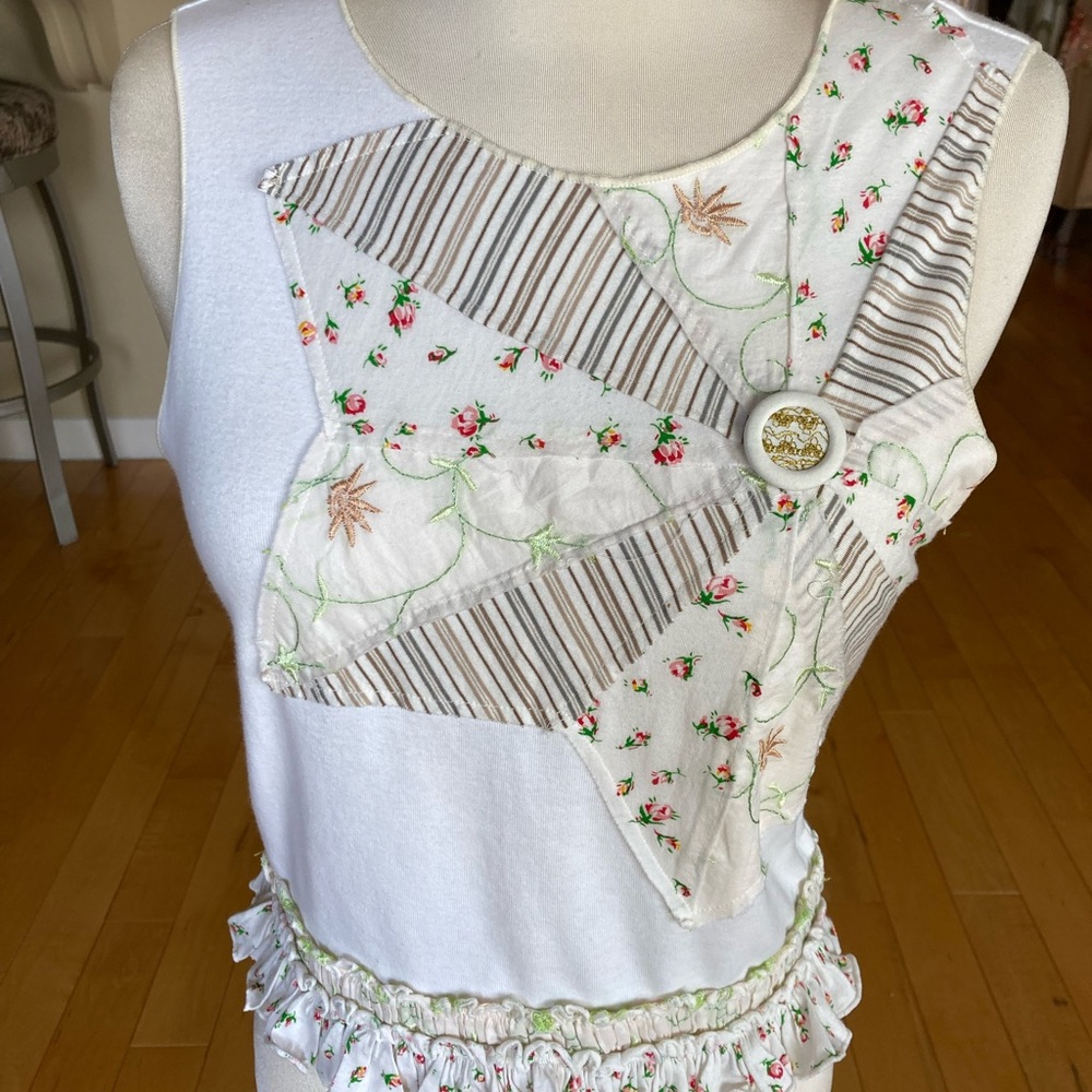 Vintage Custo appliquéd top size 2